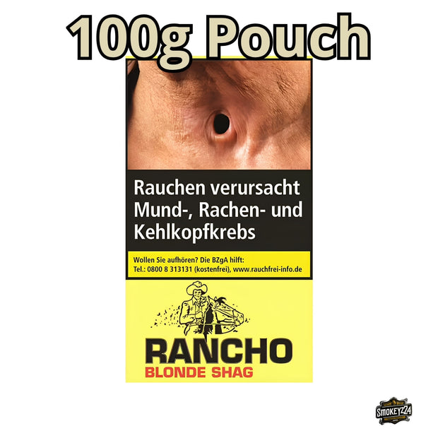 Rancho Blonde Shag Drehtabak im gelben 100g Pouch
