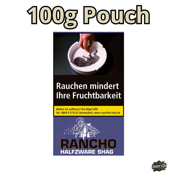 Rancho Halfzware Shag Drehtabak im blauen 100g Pouch