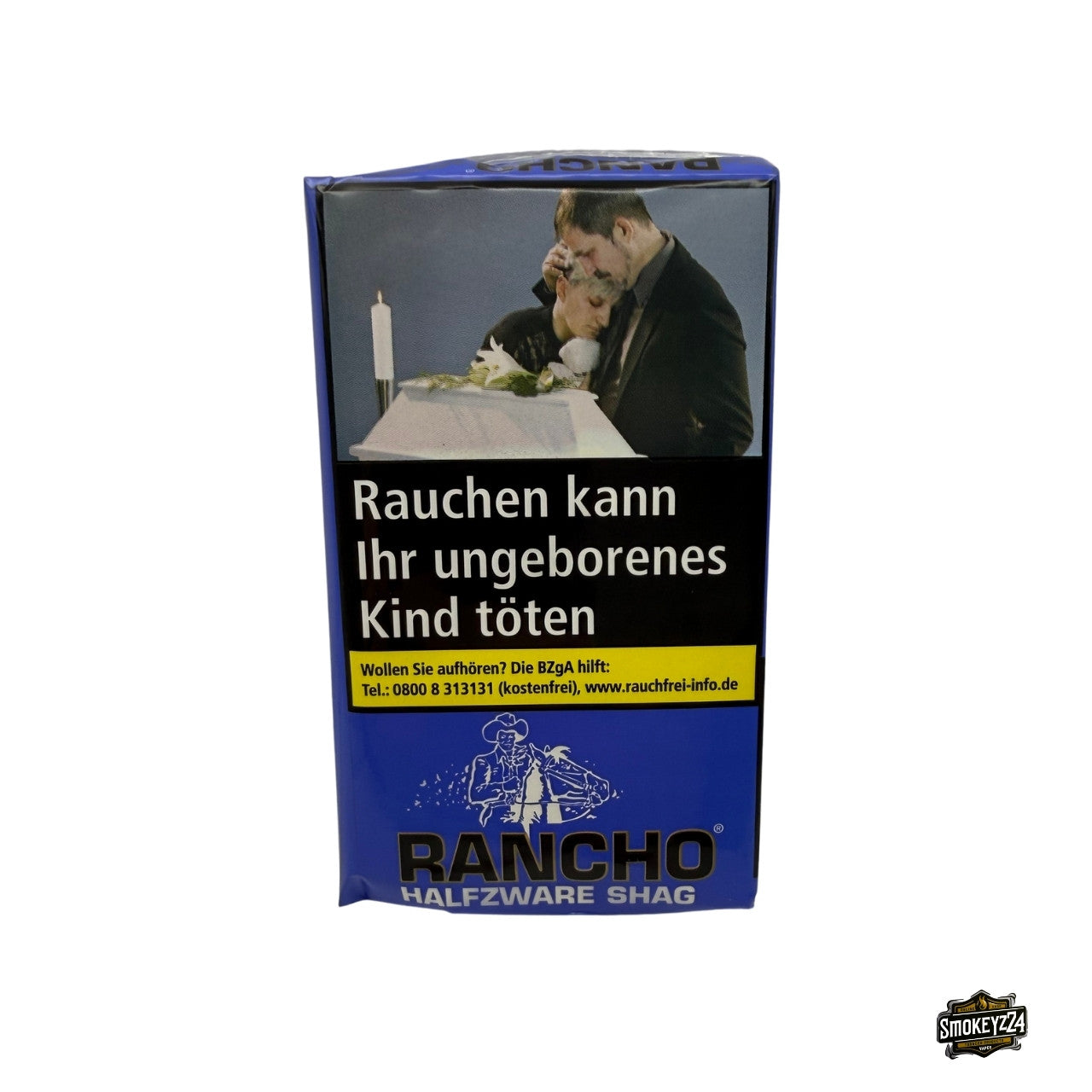Rancho Halfzware Shag Drehtabak 40g Pouch frontal freigestellt