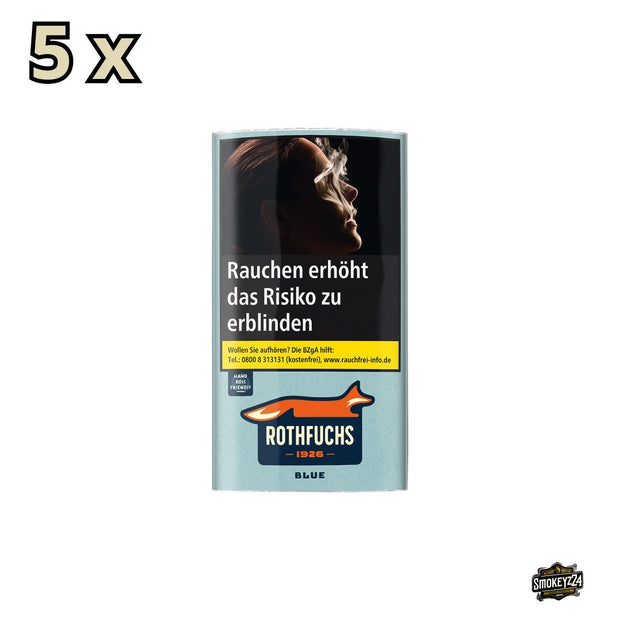 Rothfuchs Blue Drehtabak - 5x30g Pouch - Smokeyz24