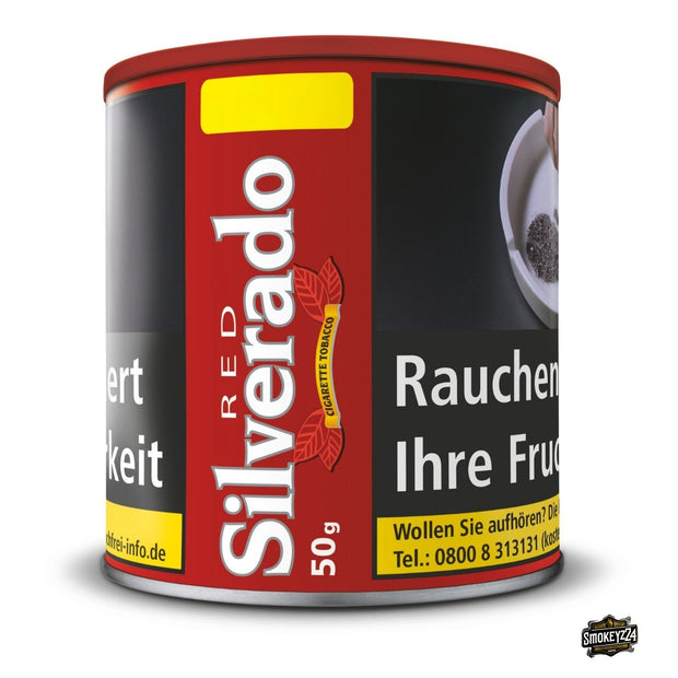Silverado Red Feinschnitt 50 g Dose – American Blend Wide Cut, Produktfoto frontal