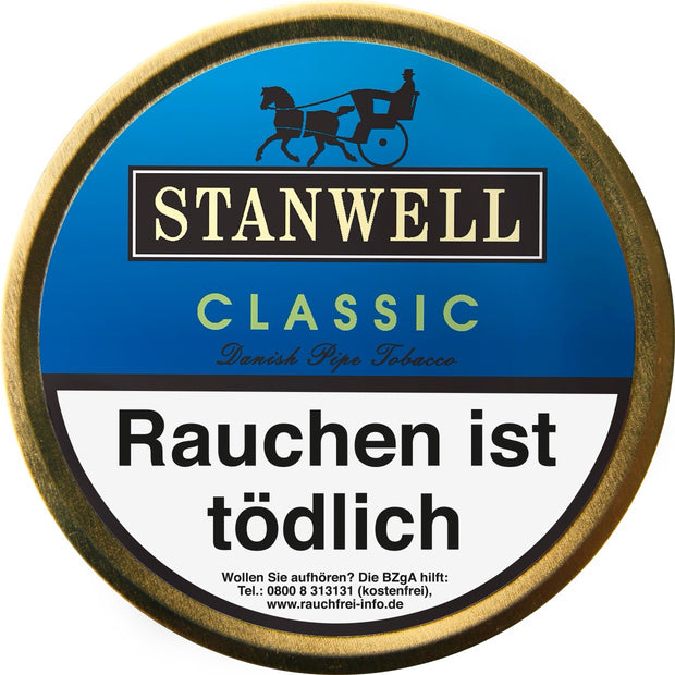 Stanwell Classic Pfeifentabak 50g Dose – milde Virginia-, Burley- und Cavendish-Mischung mit feinem Pflaumenaroma