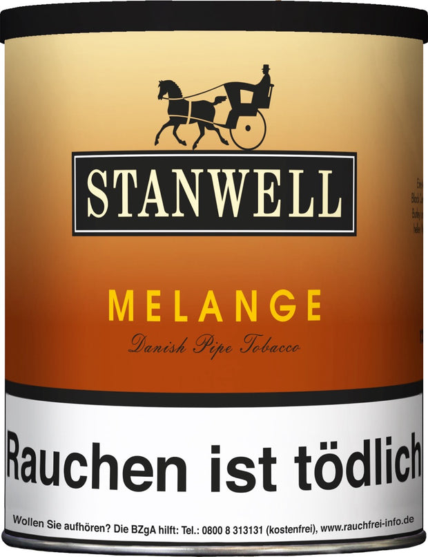 Stanwell Melange Pfeifentabak 125g Dose – milder, cremig-süßer Tabak mit Aprikose und Vanille, angenehm fruchtig, ideal für den Alltag