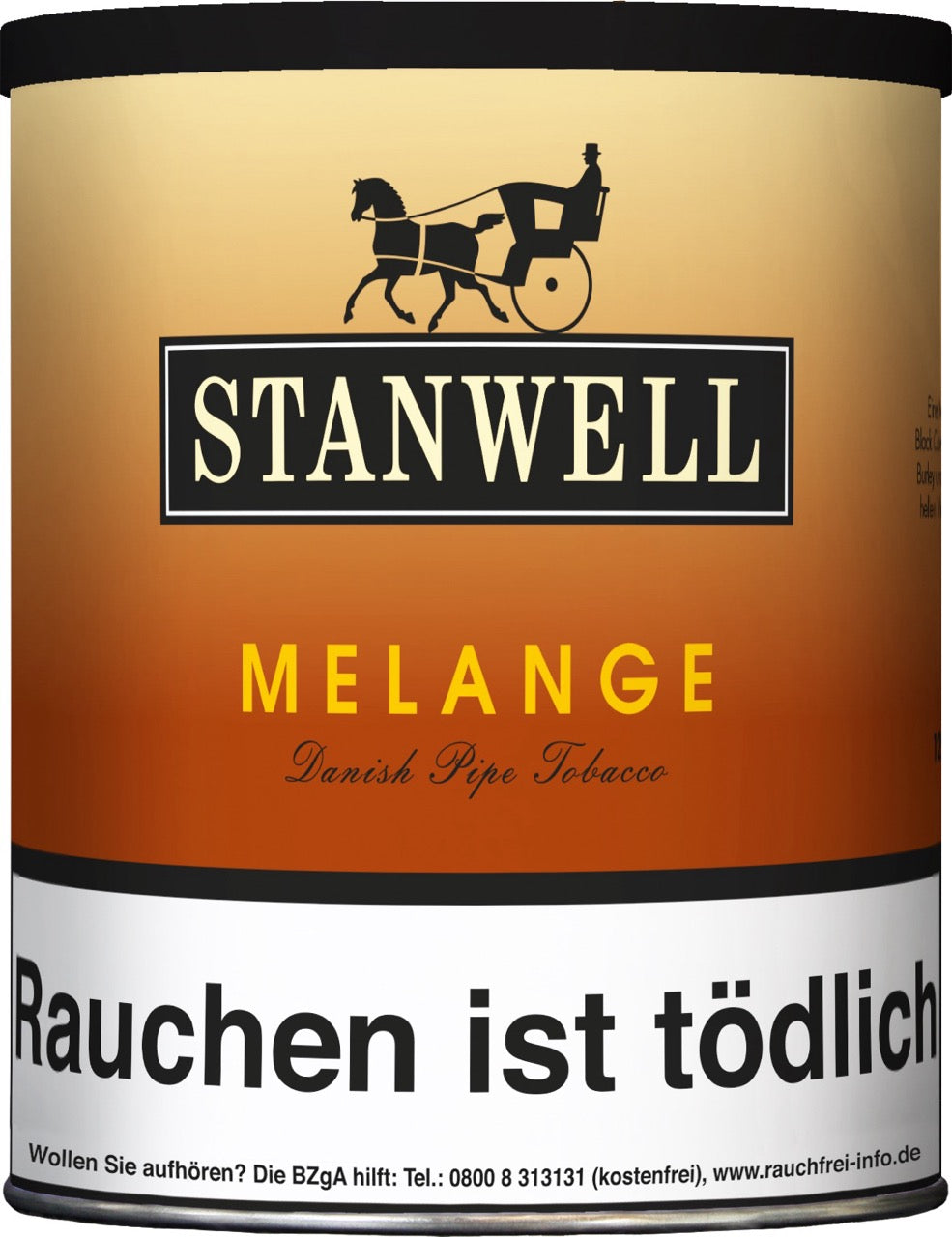 Stanwell Melange Pfeifentabak 125g Dose – milder, cremig-süßer Tabak mit Aprikose und Vanille, angenehm fruchtig, ideal für den Alltag