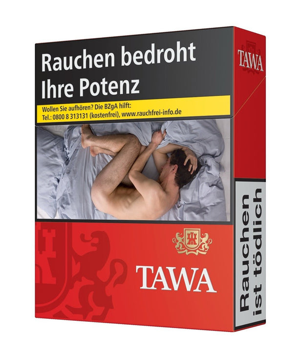 Tawa Red Zigaretten – Einzelschachtel frontal, King Size