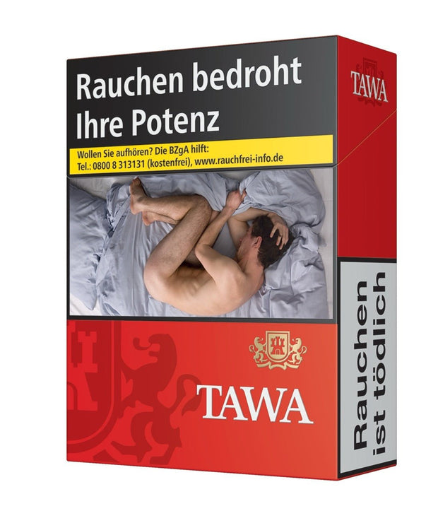 TAWA Red XXL Zigaretten Einzelschachtel, 27er Pack, King Size