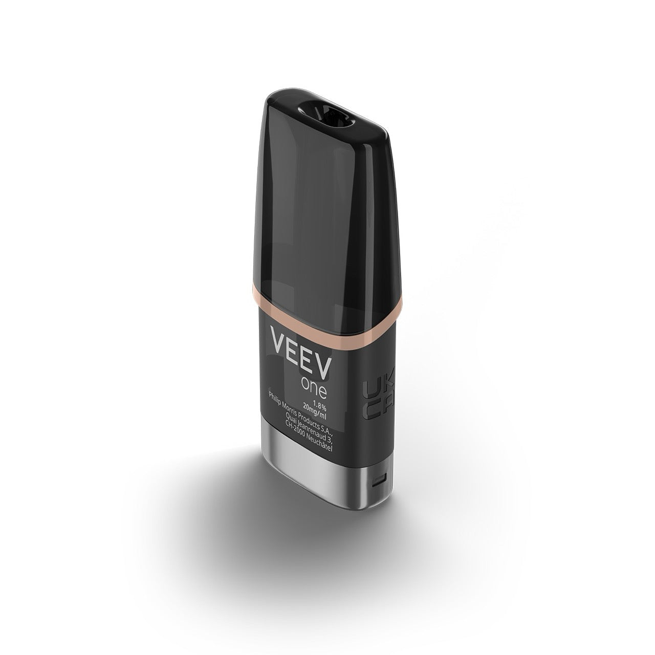 Einzelner Classic Tobacco Pod – transparent mit braunem Farbring