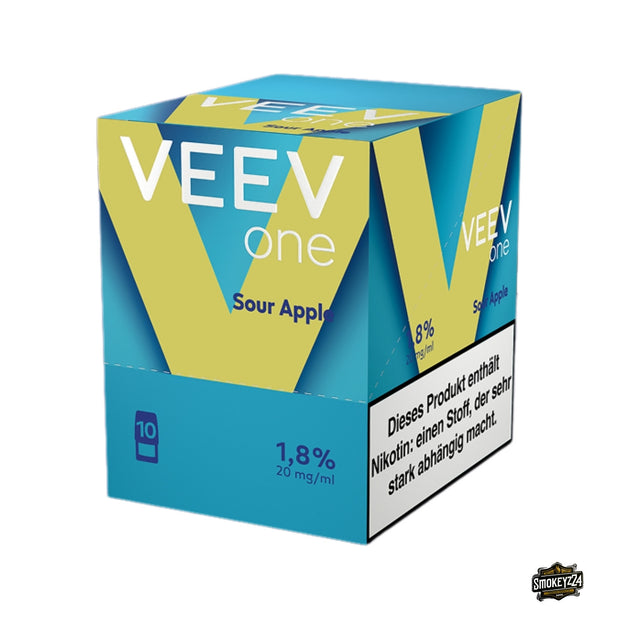 VEEV ONE Pods Sour Apple 5x2 Sparpaket mit zehn Pods in Multipack-Verpackung