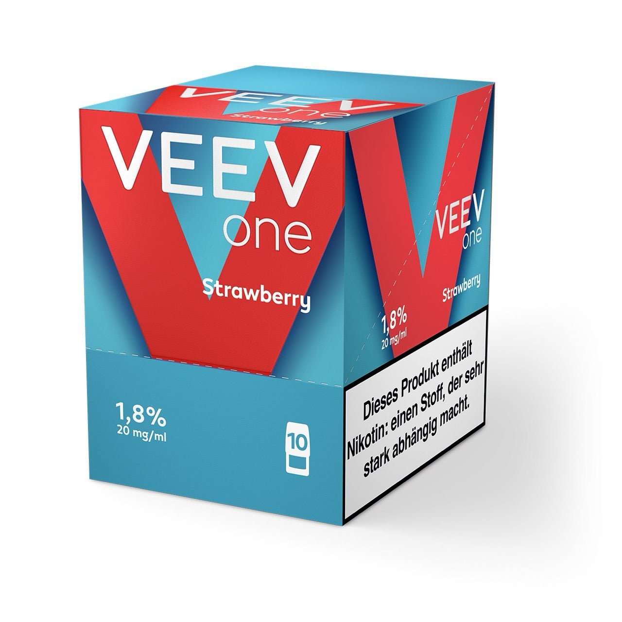 VEEV ONE Pods Strawberry – 5x2er Packung als Vorratsgebinde
