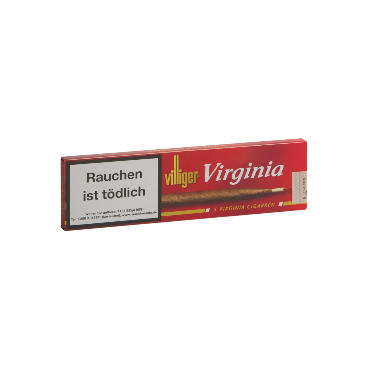 Villiger Virginia Zigarren – 5er Packung, Schachtel frontal