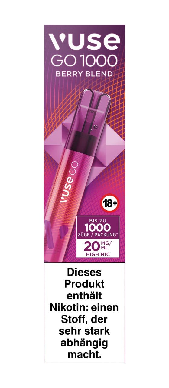 Vuse Go 1000 Berry Blend - Vape 20mg - Smokeyz24