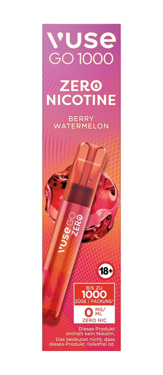Vuse Go 1000 Berry Watermelon zero - Vape 0mg - nikotinfrei - Smokeyz24
