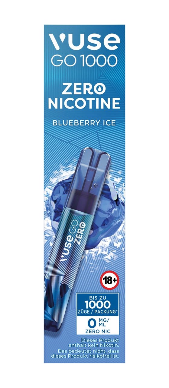 Vuse Go 1000 Blueberry Ice Zero - Vape 0mg - Smokeyz24