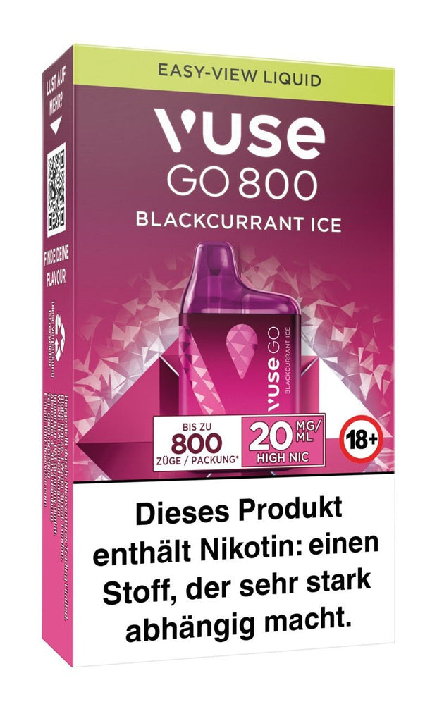 Vuse Go 800 Blackcurrant Ice Box - Vape 20mg - Smokeyz24