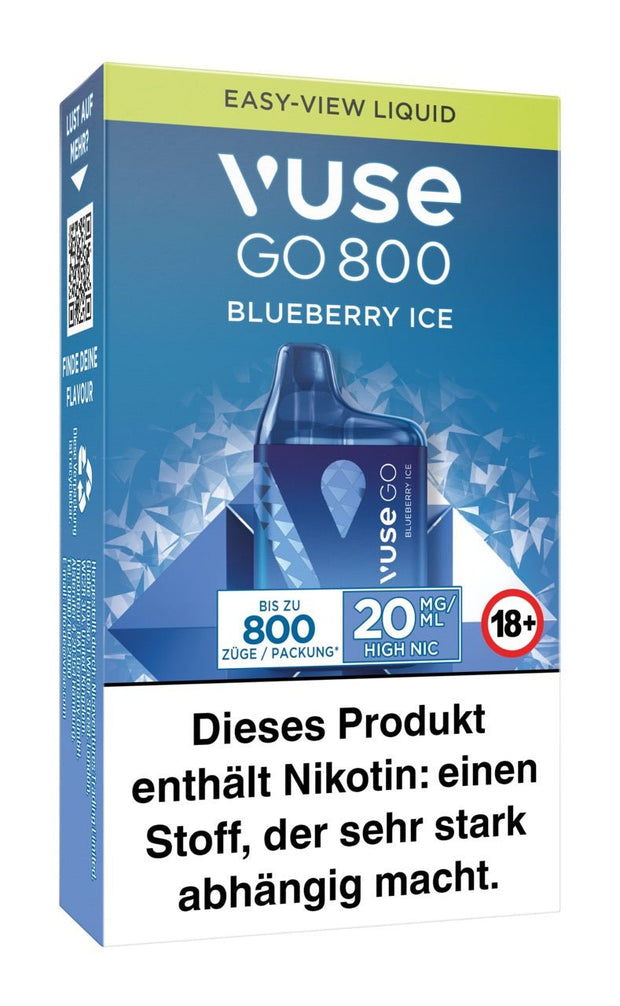 Vuse Go 800 Blueberry Ice Box - Vape 20mg - Smokeyz24