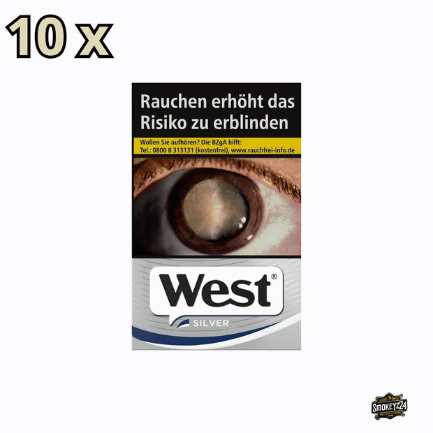 West Silver Zigaretten light - Stange 10x20 Stk. - Smokeyz24