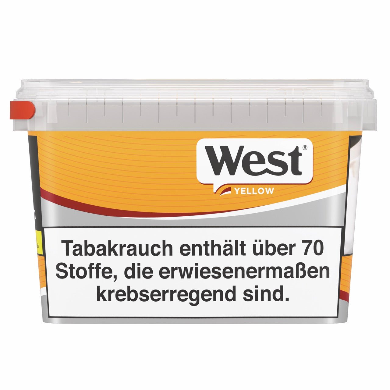 West Yellow Volumentabak - 105g Mega Box Stopftabak gelb - Smokeyz24