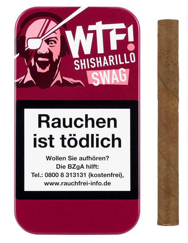 WTF! Shisharillo Swag 5er Box in Rot mit einem Shisharillo daneben