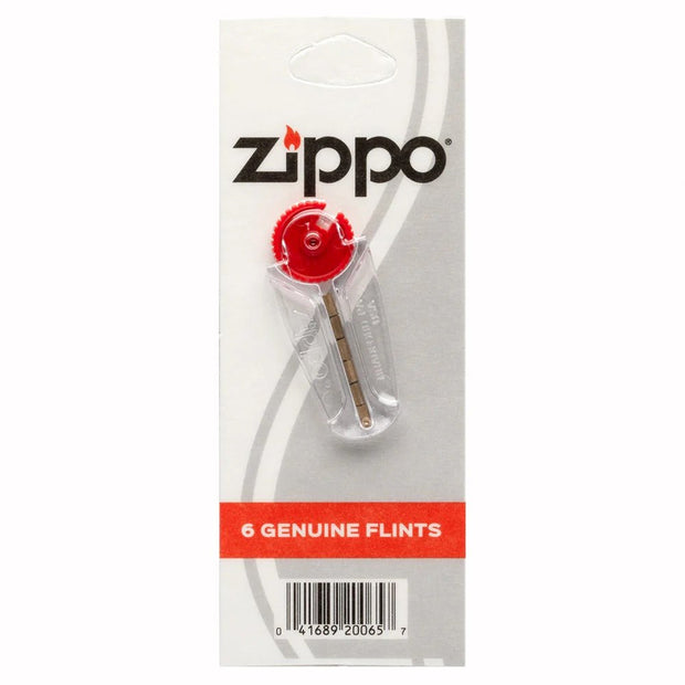 Zippo Ersatz Feuersteine Verpackung, Single Card mit 6 Flints, geeignet für Zippo Modelle
