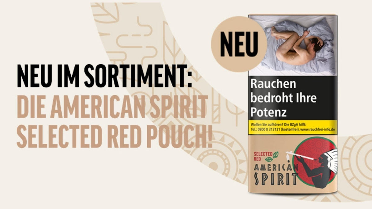 Blog Banner American Spirit Selected Red Pouch - Neuheit