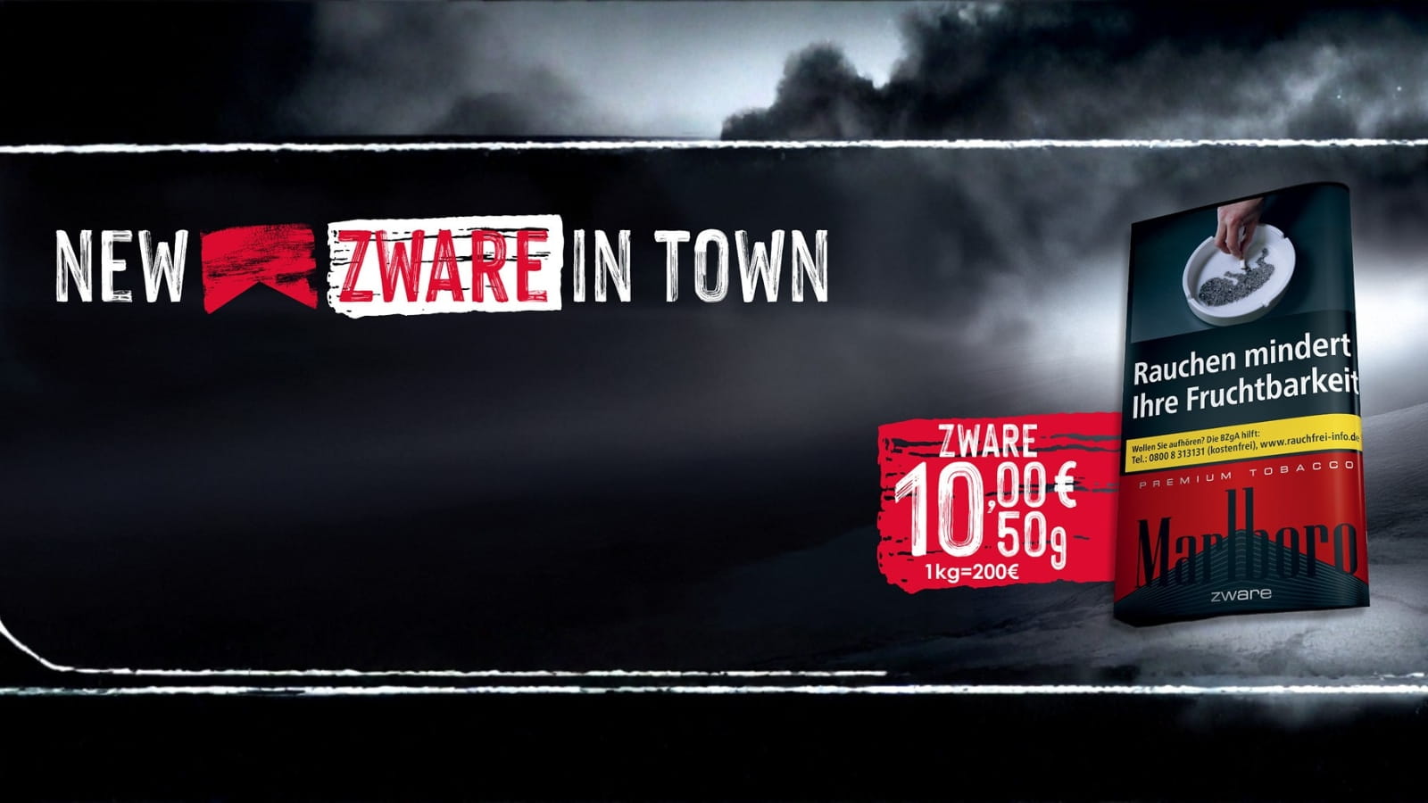 Marlboro Zware 50g Neuheit – dunkler Marlboro Drehtabak zum attraktiven Preis