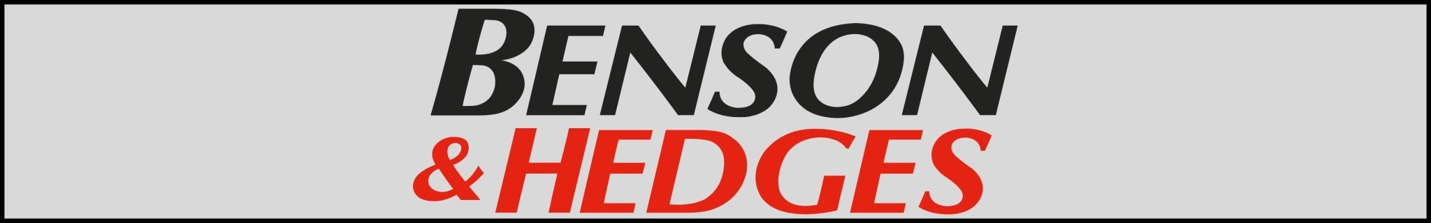 Benson & Hedges Logo Banner