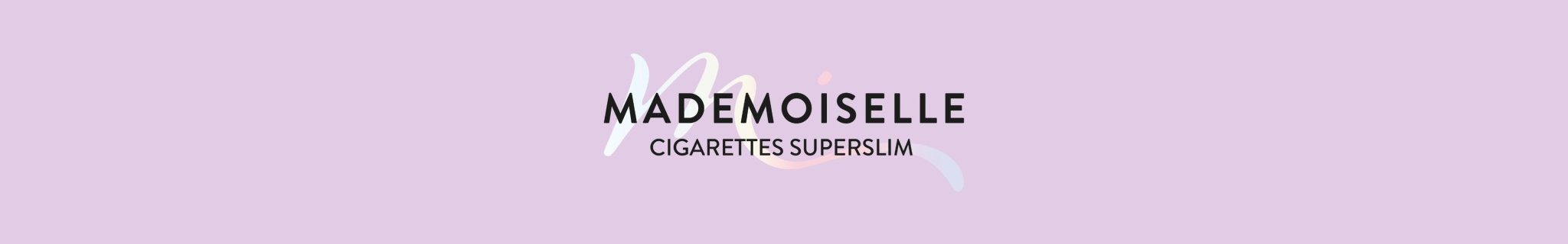 Logo Banner Mademoiselle Zigaretten