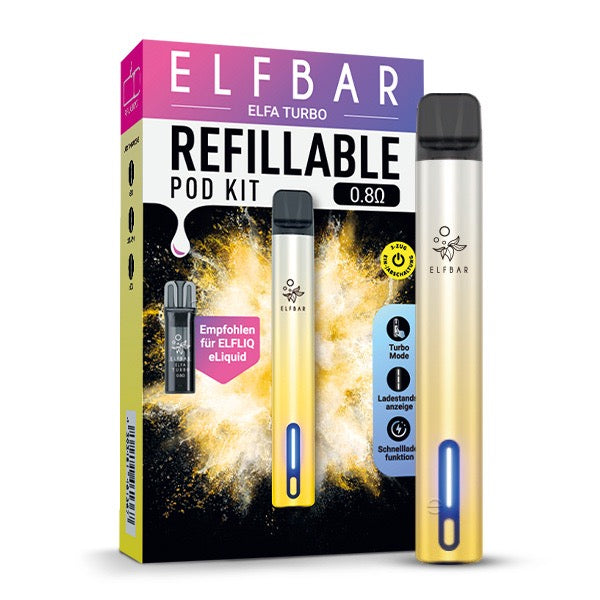 Elfbar Elfa Turbo Gerät Aurora Gold