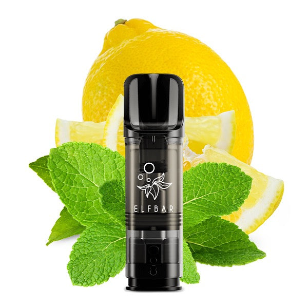 Elfa Pod Lemon Mint 20mg – 2er-Pack von Elfbar Pod mit Frucht
