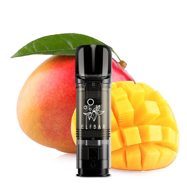 Elfa Pod Mango 20mg – 2er-Pack von Elfbar, tropischer Geschmack Pod mit Frucht