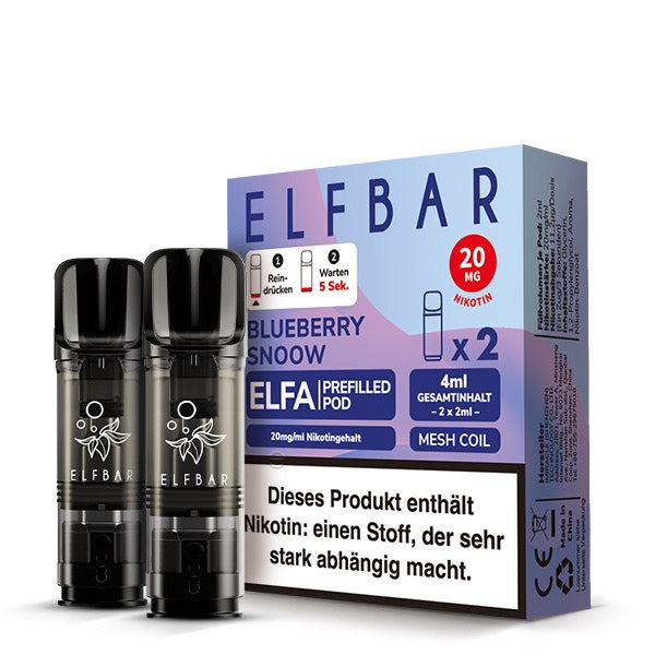 Elfa Pods Blueberry Snow 20mg – Blaubeeren & eisige Frische