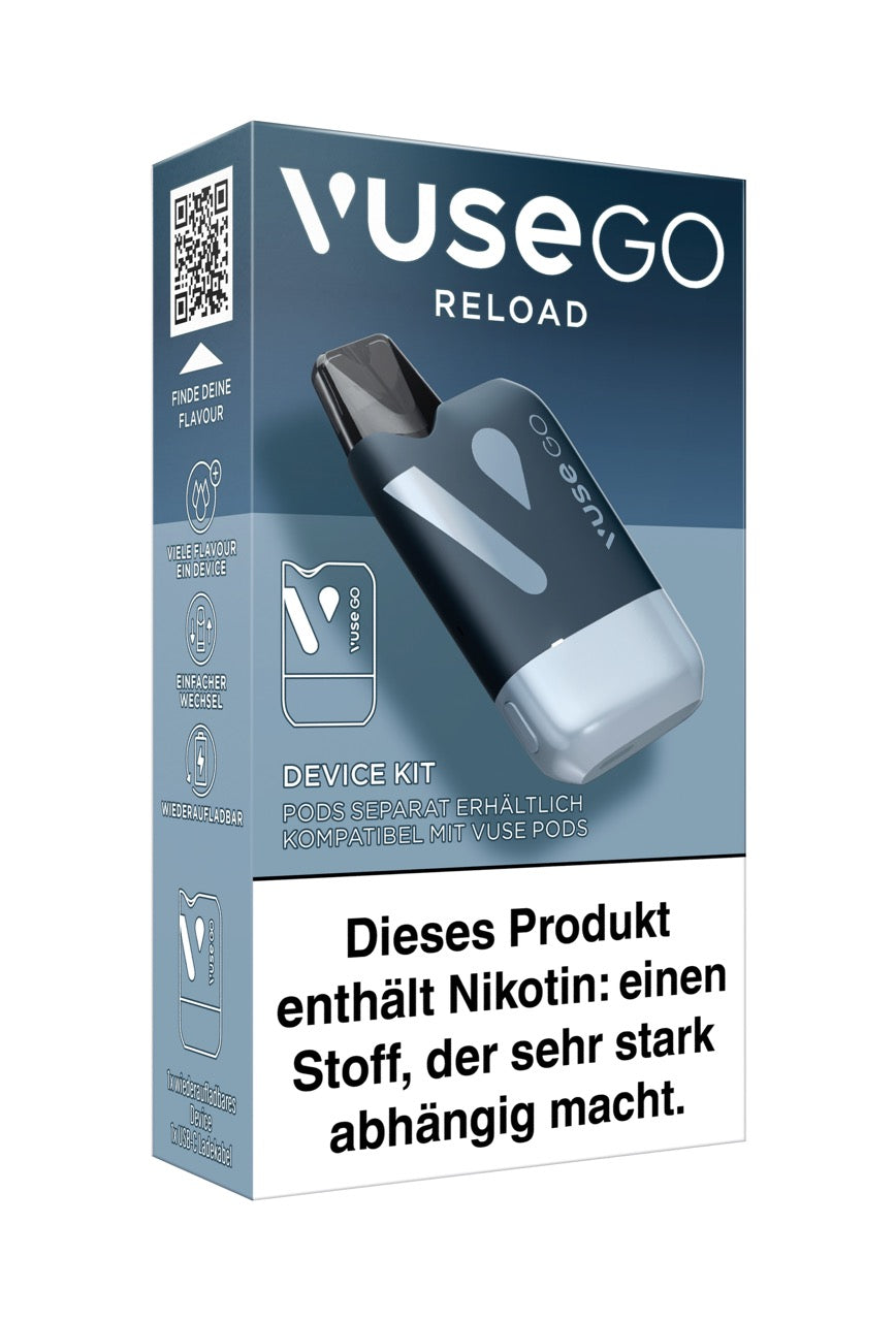 Vuse Go Reload Schwarz Verpackung rechts
