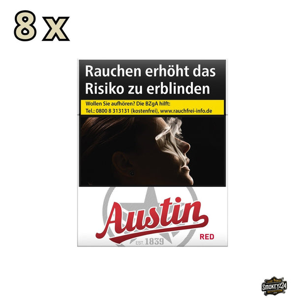 Austin Red Zigaretten - Stange 8x24 Stk. - Smokeyz24