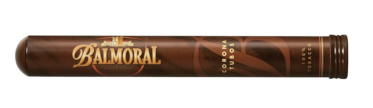 Balmoral Corona Zigarre im geschlossenen Aluminiumtubo, hochwertige Verpackung