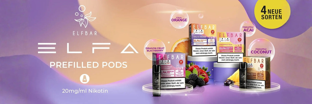 Slide Elfa Pods neue Sorten