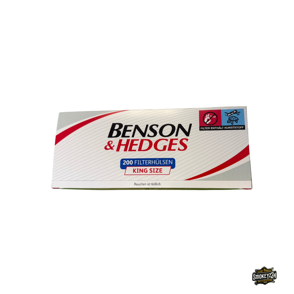 Benson & Hedges King Size Filterhülsen 200 Stück - Packung frontal
