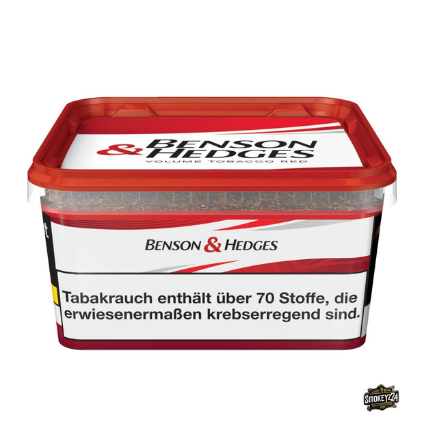 Benson & Hedges Volume Red 115g Mega Box Stopftabak seitliche Ansicht