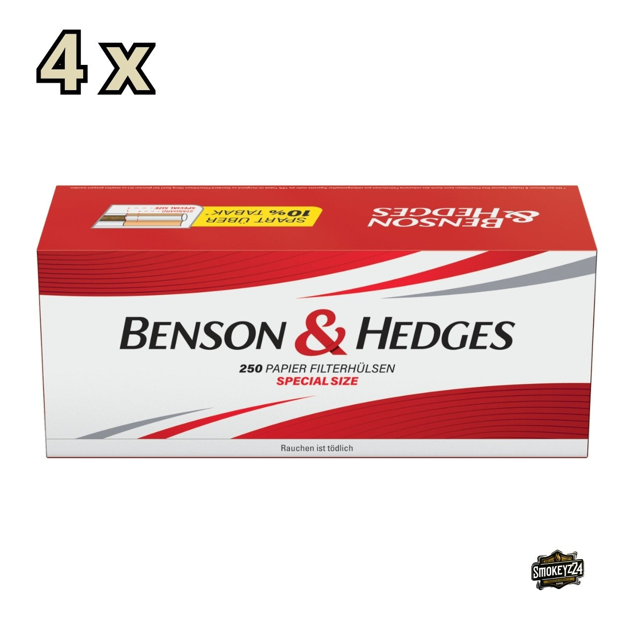 Benson & Hedges Special Hülsen 4x 250 Stück