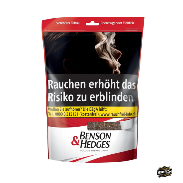 Benson & Hedges Volume Red - 160g Beutel Stopftabak mit Fenster für Tabakeinsicht