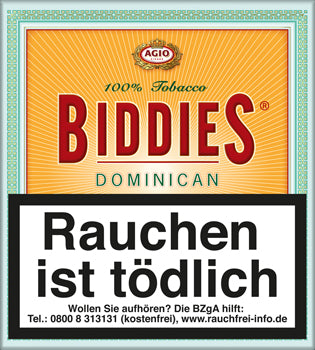 Agio Biddies Dominican Cigarillos 20er Schachtel, milde Zigarillos mit karibischem Flair, jetzt online kaufen