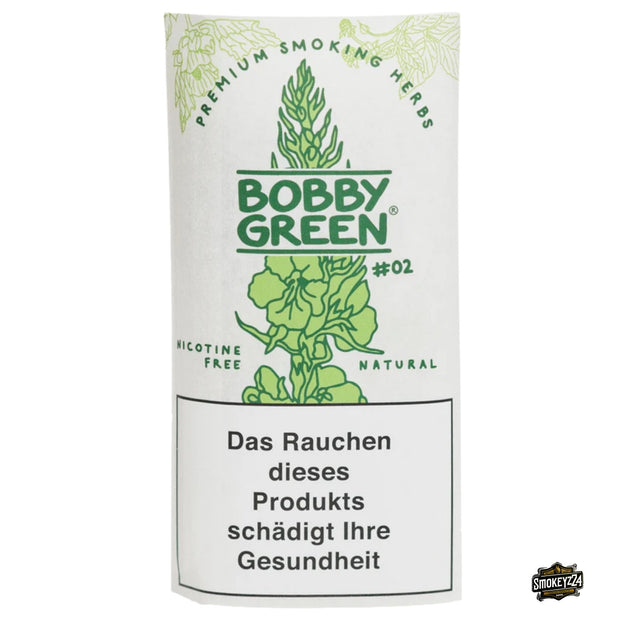 Bobby Green #02 Kräutermischung 20g Pouch tabakfrei und nikotinfrei mit Damiana