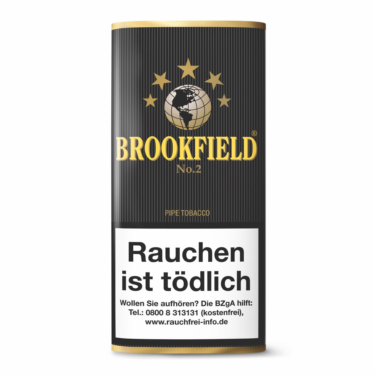 Brookfield No. 2 Black Vanilla Pfeifentabak 50g – aromatische Mischung mit intensiver Vanillenote und edlen Tabaken.