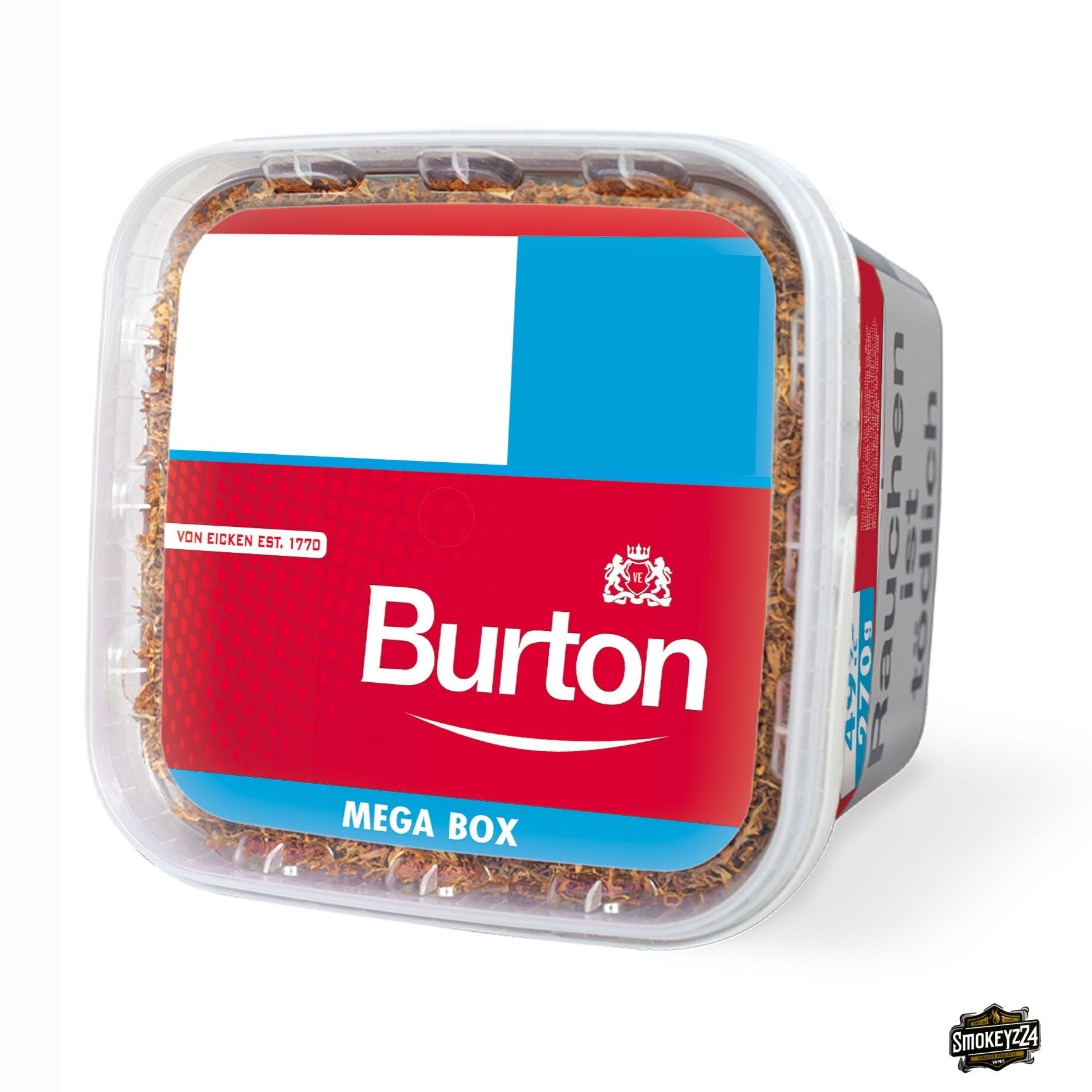 Burton Red Volumen Stopftabak 250g Megabox – kräftiger Tabak in Großpackung