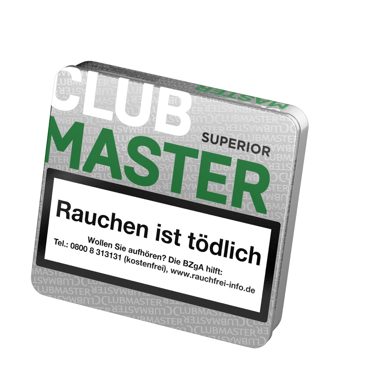 Clubmaster 144 Superior Brazil Zigarillos – Packung seitlich fotografiert