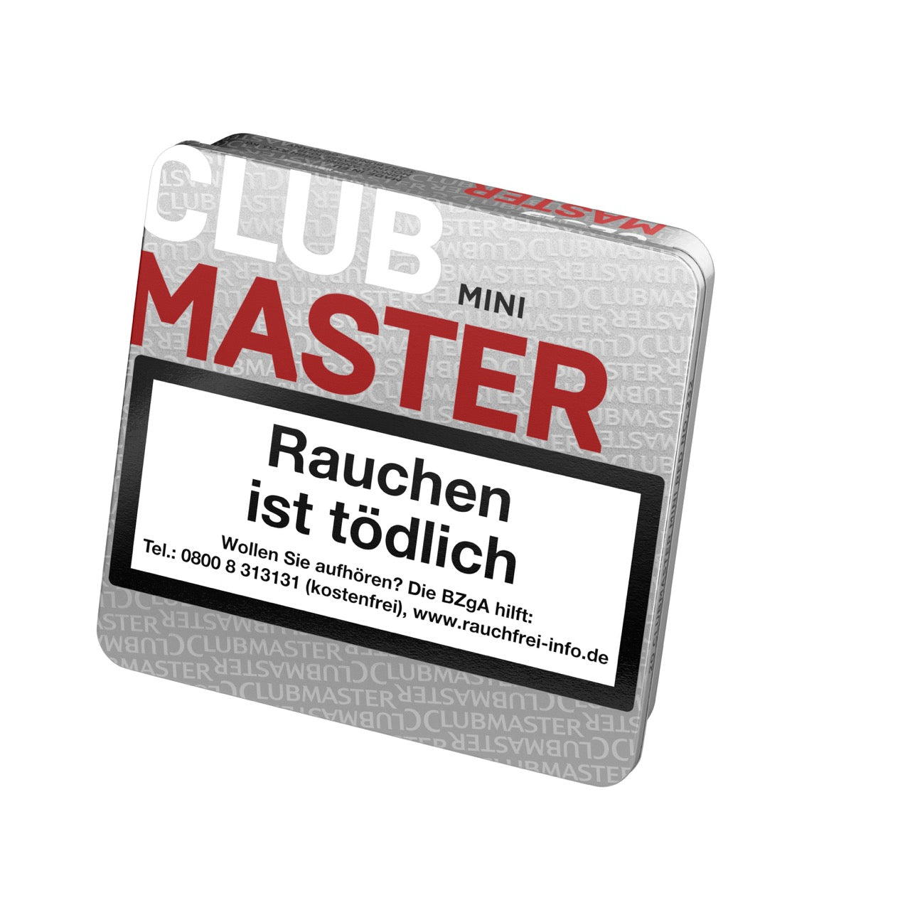 Clubmaster 232 Mini Red – seitliche Ansicht der Vanille-Zigarillos