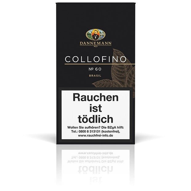 Dannemann Collofino Brasil Zigarren – 5er Packung mit Mata Fina Deckblatt im Panatella-Format für würzigen Rauchgenuss
