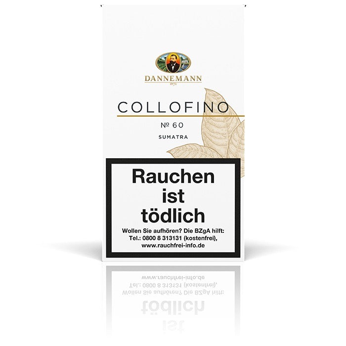 Produktabbildung der Dannemann Collofino Sumatra Zigarren 5er Packung – aromatisch und lang im Panatella-Format