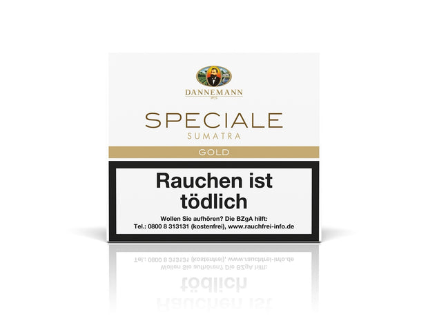 Dannemann Speciale Sumatra Gold Zigarillos – mild-aromatische Cigarillos mit Java Deckblatt in 20er Packung.