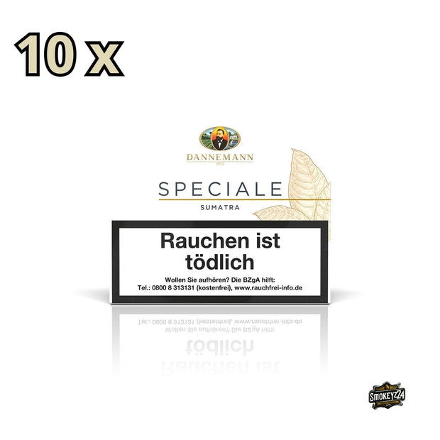 Dannemann Speciale Sumatra Zigarillos 10x20er – aromatischer Vorratspack für intensiven, vollmundigen Cigarillogenuss.