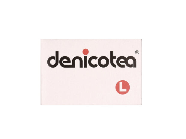 Denicotea Filter L 50er Packung, längere Kieselgel-Filter für Zigarettenspitzen, erhöhter Reduktionseffekt, roter Deckel, geschmacksneutral